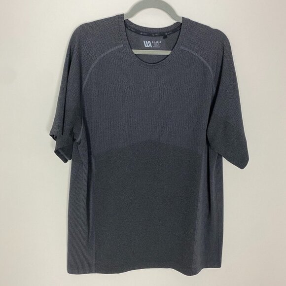 VRST Performance Short Sleeve T Shirt Athletic Gym Mens XL Grey - Picture 1 of 5